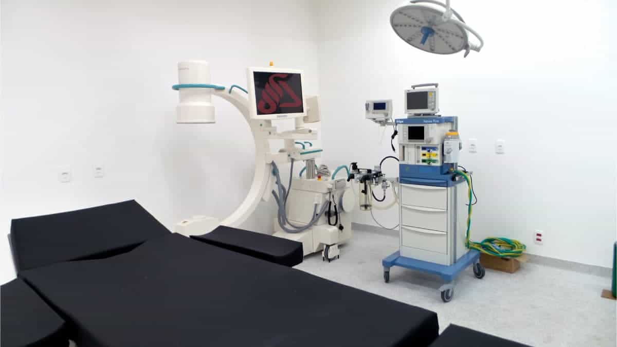 Centro Cirúrgico para procedimentos minimamente invasivos